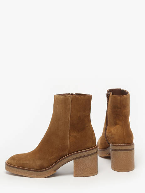 Enkellaarsjes Met Hak Uit Leder Alpe Bruin women 26261101 ander zicht 2